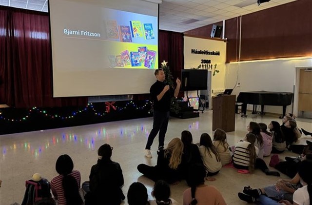 Bjarni Fritz í heimsókn