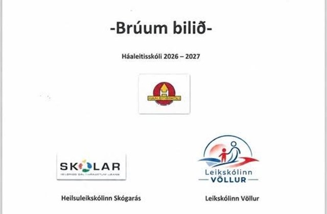Brúum bilið - samstarf við leikskólana Skógarás og Völl