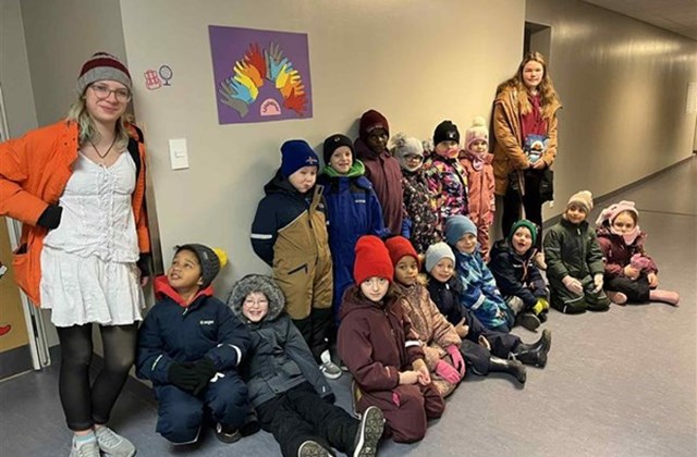 Jólagleði í leikskólanum Skógarás