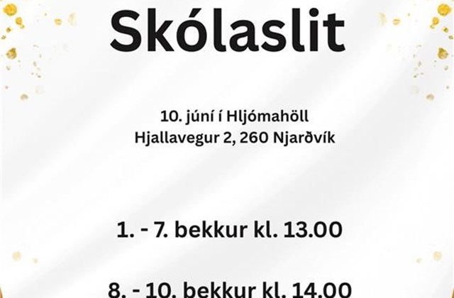 Skólaslit Háaleitisskóla