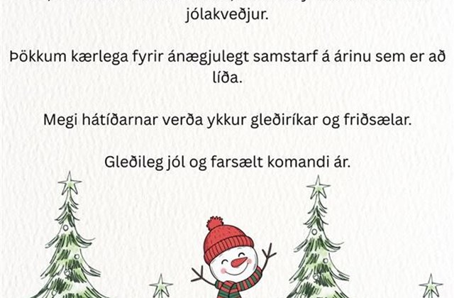 Jólakveðja frá starfsfólki Háaleitisskóla