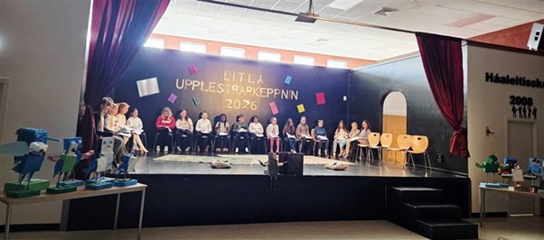 Glæsileg stemning á Litlu upplestrarkeppninni