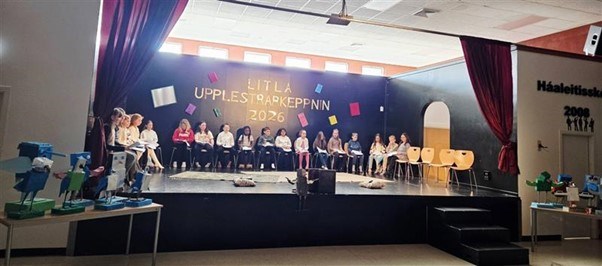 Glæsileg stemning á Litlu upplestrarkeppninni