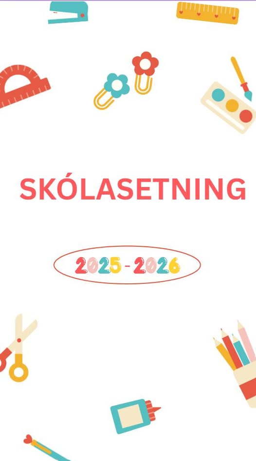 Skólasetning 2025-2026